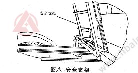 扫路車(chē)安全支架